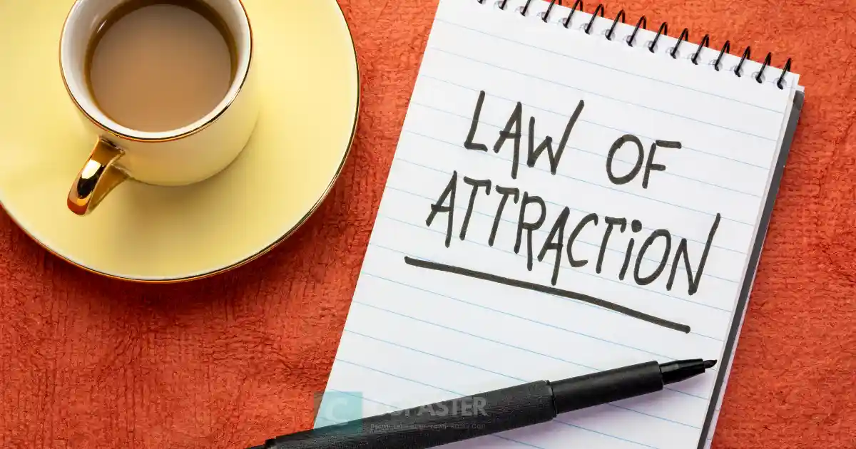 Ilustrasi Law of Attraction dalam bentuk tulisan